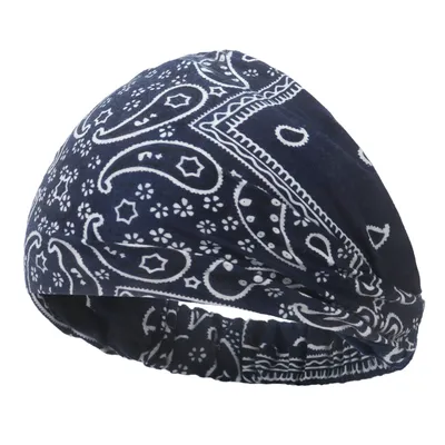 Women's Hair Band European And American Bohemian Style Elastic Elastic Band Paisley