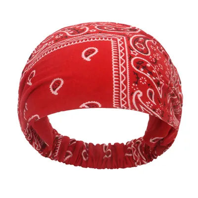 Women's Hair Band European And American Bohemian Style Elastic Elastic Band Paisley
