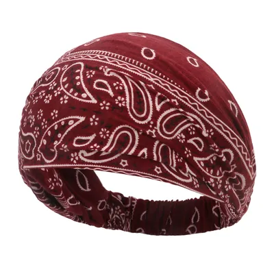 Women's Hair Band European And American Bohemian Style Elastic Elastic Band Paisley