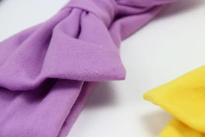 Babies' Headwear Cotton Hair Band 16 Colors Big Bow