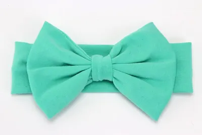 Babies' Headwear Cotton Hair Band 16 Colors Big Bow