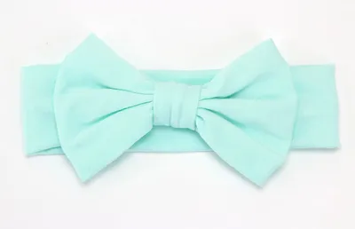 Babies' Headwear Cotton Hair Band 16 Colors Big Bow