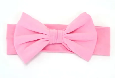 Babies' Headwear Cotton Hair Band 16 Colors Big Bow