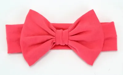 Babies' Headwear Cotton Hair Band 16 Colors Big Bow