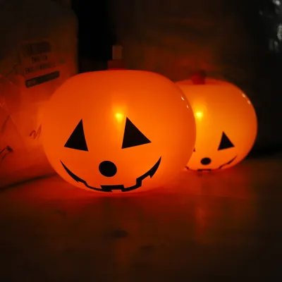 Halloween Light-emitting Pumpkin Balloon Pumpkin Lamp