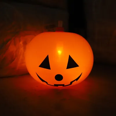 Halloween Light-emitting Pumpkin Balloon Pumpkin Lamp