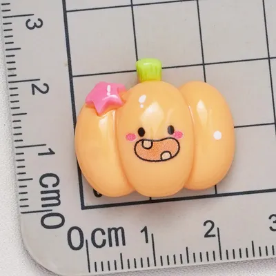 Wansheng Pumpkin New Cartoon Cream Glue Phone Case Bracelet Diy Jewelry Pendant Resin Accessories