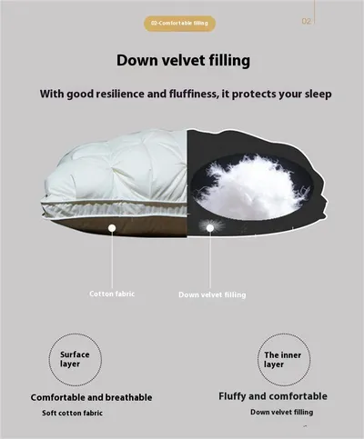 Cotton Twisted Flower Craft Feather Cotton Pillow Pillow