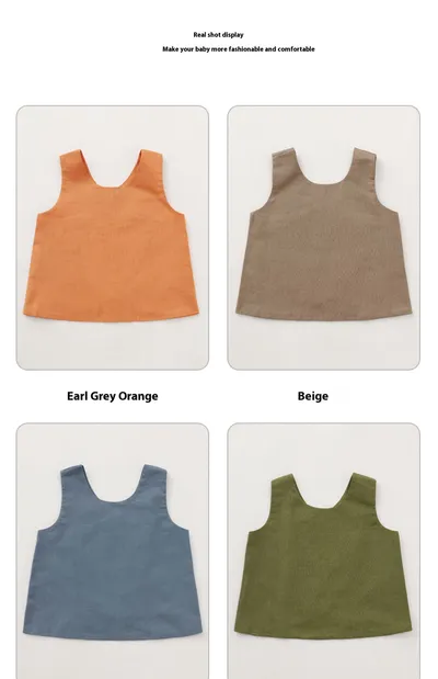 Summer Instagram Nordic Vintage Baby Slim Anti-cardigan Vest