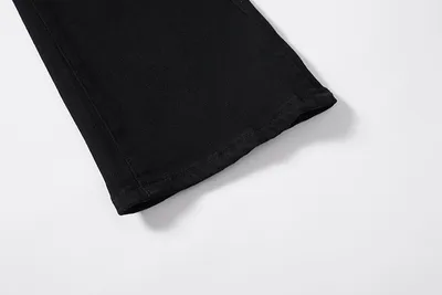 Men's Fashion Knee Hole Denim Trousers
