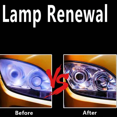 Automobile headlight repair liquid