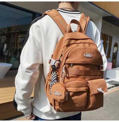 High School And College Student College Style Computer Bag Couple Backpack