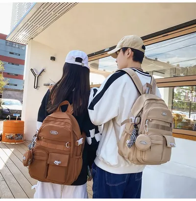 High School And College Student College Style Computer Bag Couple Backpack