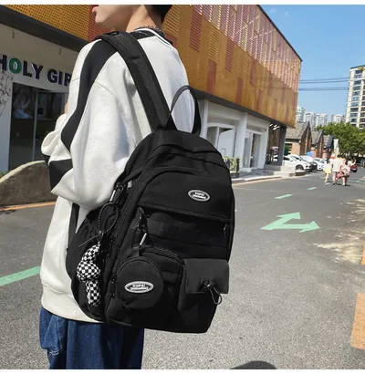 High School And College Student College Style Computer Bag Couple Backpack