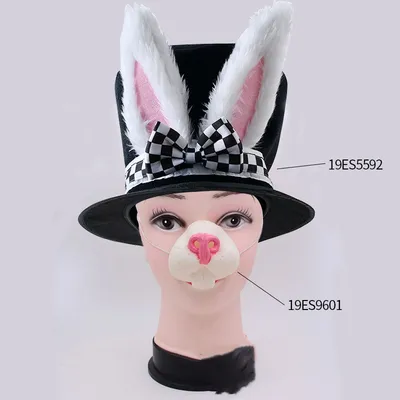 Halloween Cosplay Dance Party Rabbit A Tall Hat