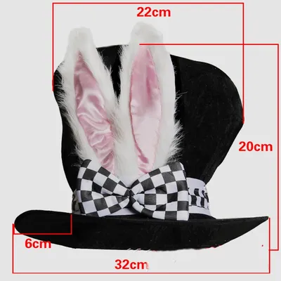 Halloween Cosplay Dance Party Rabbit A Tall Hat