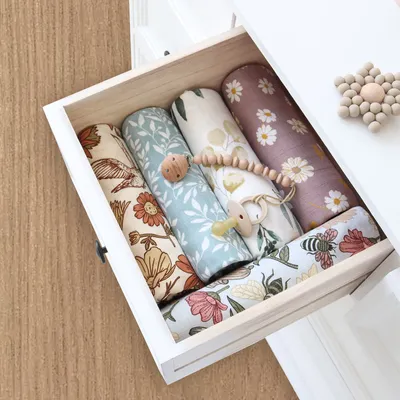 Bamboo Cotton Cloth Quilt Cover Blanket Newborn Baby Swaddle Summer Bag