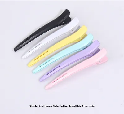 Clip Hairdressing Long Beak Clip Duck Barber Shop Hot Dyeing Partition Positioning Hair Cutting