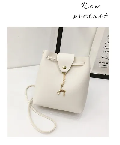 Summer new style pu female bag bucket