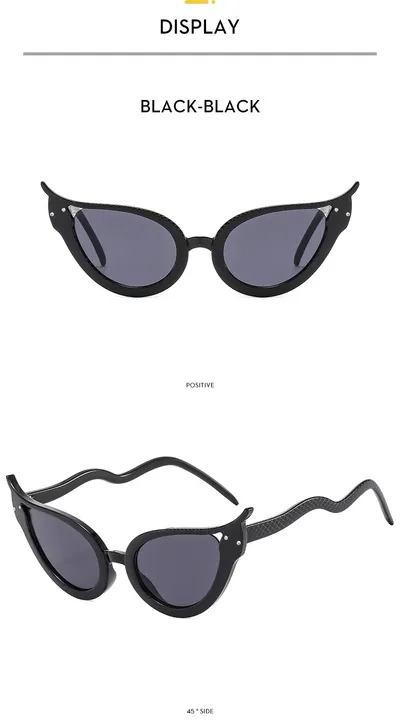 Personalized Sunglasses Funny Hot Girl Snake-shaped Women