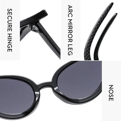 Personalized Sunglasses Funny Hot Girl Snake-shaped Women