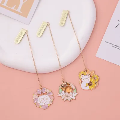 Cartoon Animal Learning Cultural And Creative Supplies Page Clip Student