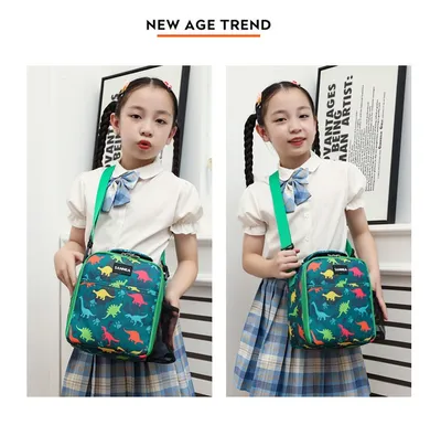 Children's Cartoon Insulated Bag Students With Meals Lunch Box Bag Portable Cold Preservation Ice Pack