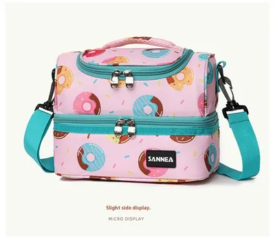 Children's Cartoon Insulated Bag Students With Meals Lunch Box Bag Portable Cold Preservation Ice Pack