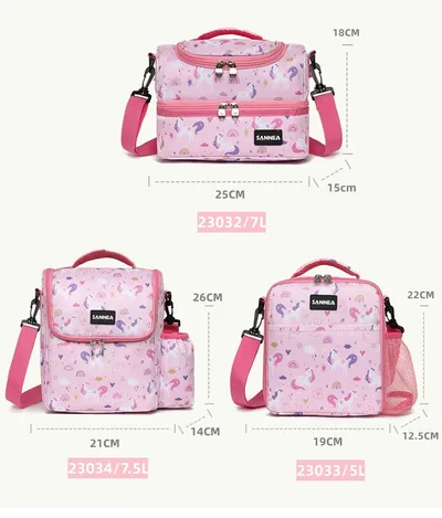 Children's Cartoon Insulated Bag Students With Meals Lunch Box Bag Portable Cold Preservation Ice Pack