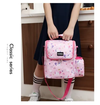 Children's Cartoon Insulated Bag Students With Meals Lunch Box Bag Portable Cold Preservation Ice Pack