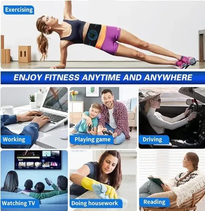 Men's Sports Calories Display Massage Fitness Belt
