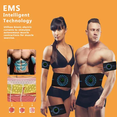 Men's Sports Calories Display Massage Fitness Belt