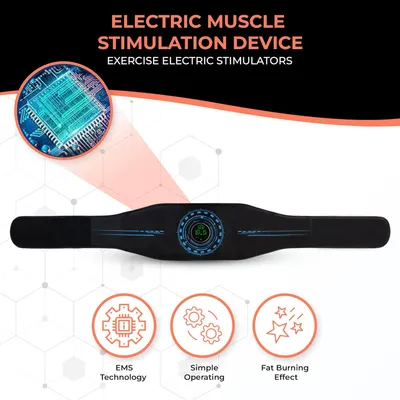 Men's Sports Calories Display Massage Fitness Belt