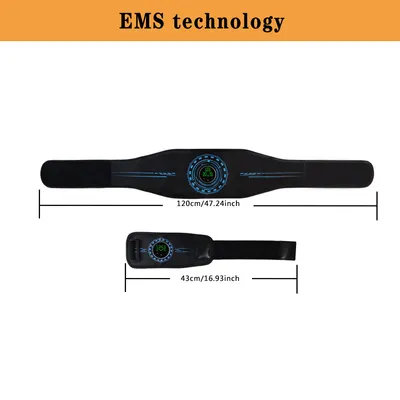 Men's Sports Calories Display Massage Fitness Belt