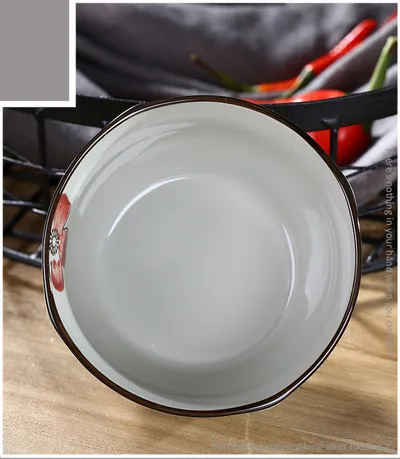 Creative Square Bowl Home Thickened And Anti-scald Underglaze Tableware