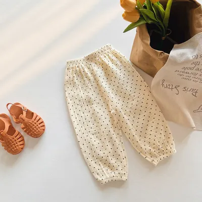 Korean Style Baby Anti-mosquito Pants Thin Cotton Trousers Loose