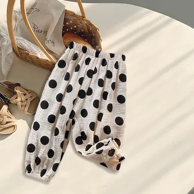 Korean Style Baby Anti-mosquito Pants Thin Cotton Trousers Loose