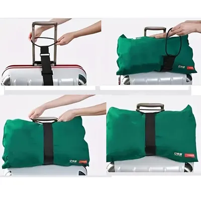 Elastic Adjustable Baggage Carousel Suitcase With Travel Safety Carry-on Luggage Bag Fixing Band Supporting Belt