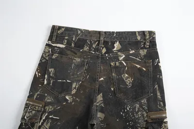 Jungle Camouflage Workwear Trousers Men