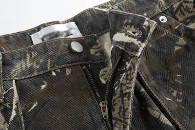 Jungle Camouflage Workwear Trousers Men