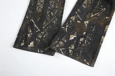 Jungle Camouflage Workwear Trousers Men