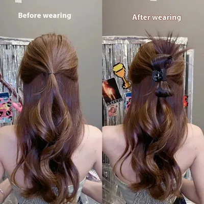 Kick Shuttlecock Fountain High Ponytail Grip Female Hair Volume