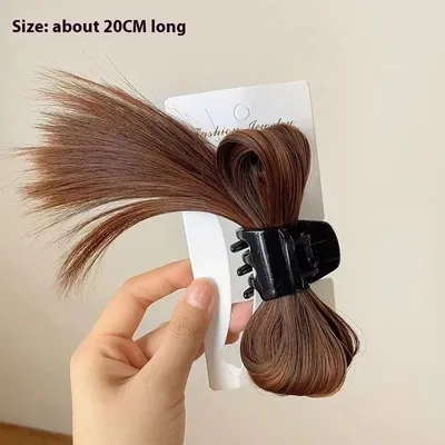 Kick Shuttlecock Fountain High Ponytail Grip Female Hair Volume