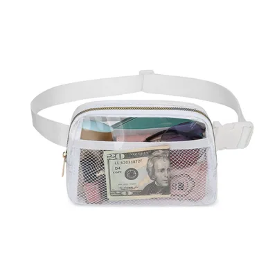 Female Minimalist Casual Transparent Waist Bag