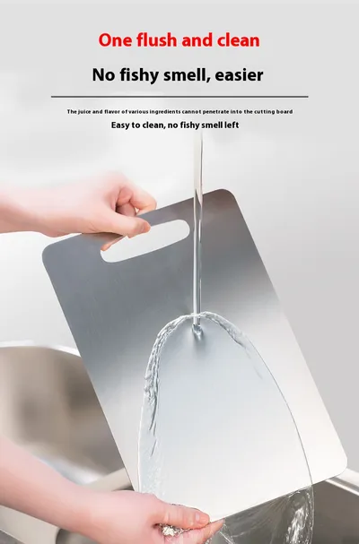 Kitchen Thickened Cutting Board Stainless Steel Cut Vegetables Meat Chopping Board Cooking Tools Anti-mold Cutting Boards Mats