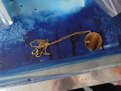 Stainless Steel Arabic Disc Necklace Bracelet