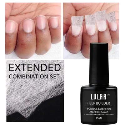 Nail Extension Fiber Set Nail Extension Gel Repair Liquid Paper-free Support Sheet