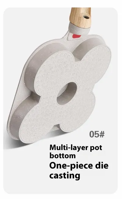 Non-fried Griddle Egg Cakes Small Fried Eggs Egg Frying Pan Four-hole Flat Bottom Sticky