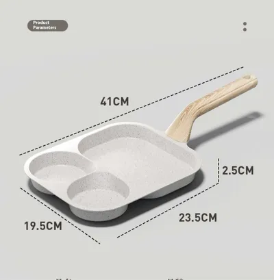 Non-fried Griddle Egg Cakes Small Fried Eggs Egg Frying Pan Four-hole Flat Bottom Sticky