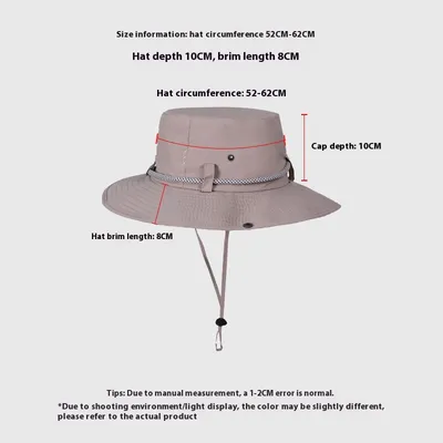 Trendy Sun-proof Mountaineering Summer Sun Hat Men